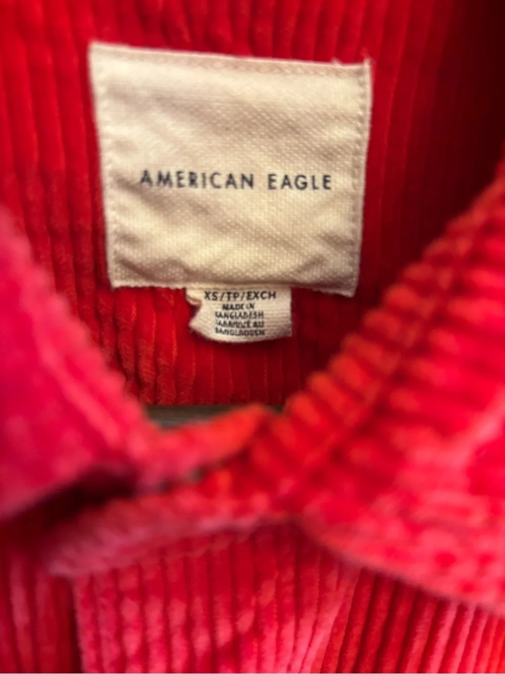 American Eagle Outfitters bold red